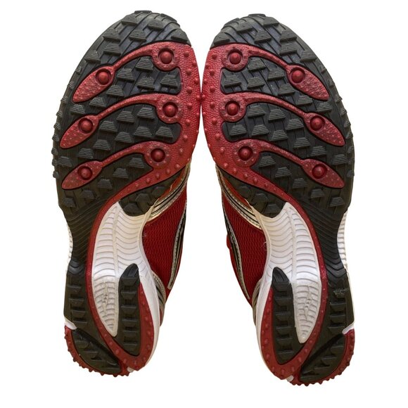Saucony Women’s Red & Silver Kilkenny XC2 Flat Lightweight Running Shoes Size 8 - Picture 8 of 9